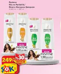 PANTENE GÜÇ VE PARLAKLIK/ONARICI KORUYUCU ŞAMPUAN 600 ML + 350 ML